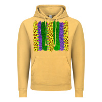 Vintage Mustard mardi gras leopard brushstrokes Vintage Hoodie - AdoDesignShop