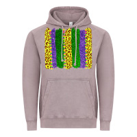 Vintage Zinc mardi gras leopard brushstrokes Vintage Hoodie - AdoDesignShop