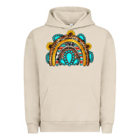 Western Gemstones Sunflowers Rainbow Urban Hoodie | Teevron