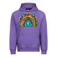 Tulip western gemstones sunflowers rainbow Urban Hoodie - OliviaCreatesArt