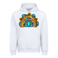 White western gemstones sunflowers rainbow Urban Hoodie - OliviaCreatesArt