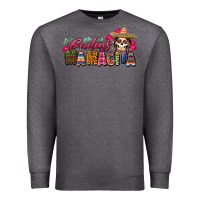 Charcoal Heather Badass Mamacita Premium Sweatshirt - texasbilliewilder