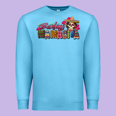 Badass Mamacita Premium Sweatshirt Designed By Texasbilliewilder