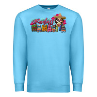 Ocean Blue Badass Mamacita Premium Sweatshirt - texasbilliewilder