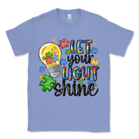 Colony Blue let your light shine Classic Tee - MaliasSmallBusiness