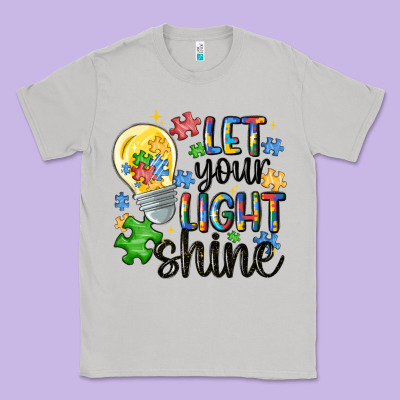 Let Your Light Shine Classic Tee Designed By Maliassmallbusiness