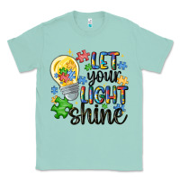Seafoam let your light shine Classic Tee - MaliasSmallBusiness