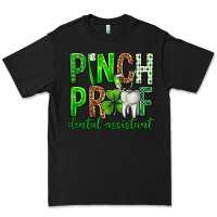 Black Pinch Proof Dental Assistant St. Patricks Day Premium Tee - Neo Western