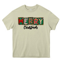 Mossy Merry Christmas Heavy Core Tee - CowhideDigitalArt