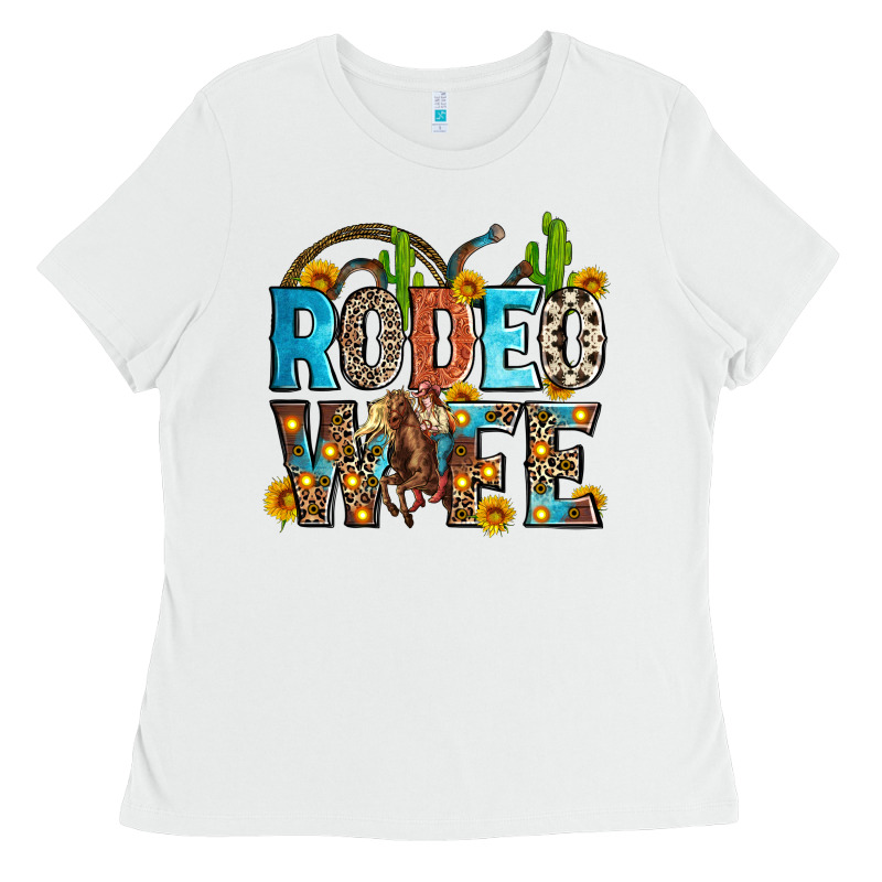 Rodeo Wife Ladies Tee by Zillion Design Studio | Teevron
