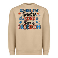 Mushroom where the spirit of the lord is there is freedom Heavyweight Sweatshirt - MaliasSmallBusiness