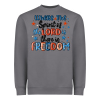 Storm where the spirit of the lord is there is freedom Heavyweight Sweatshirt - MaliasSmallBusiness