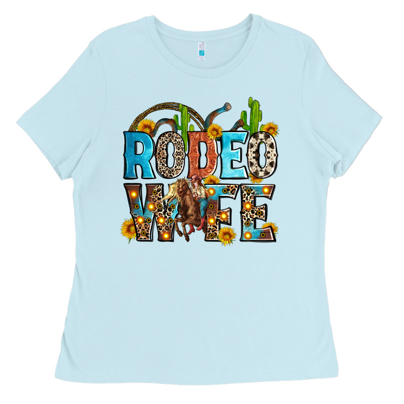 Rodeo Wife Ladies Tee by Zillion Design Studio | Teevron