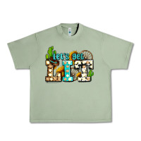Oil Green western lets get lit ado Urban Heavy Tee - AdoDesignShop