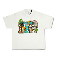 Pistachio western lets get lit ado Urban Heavy Tee - AdoDesignShop