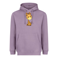 Lavender giraffe Heavyweight Hoodie - texasbilliewilder