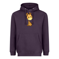 Plum giraffe Heavyweight Hoodie - texasbilliewilder