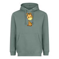 Sage giraffe Heavyweight Hoodie - texasbilliewilder
