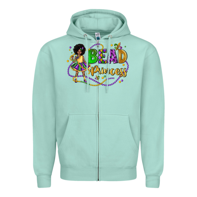 Bead Princess Mardi Gras Zipper Hoodie by LillyAllenDesigns | Teevron