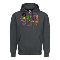 Smoke bead princess mardi gras Zipper Hoodie - LillyAllenDesigns