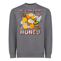 Storm she works hard for the honey Heavyweight Sweatshirt - MaliasSmallBusiness