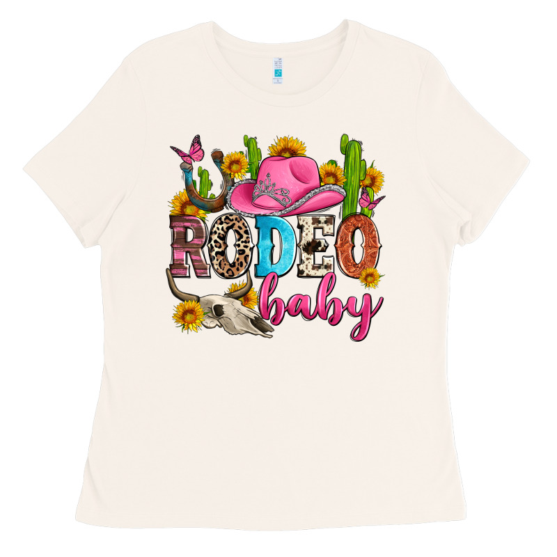 Rodeo Baby Ladies Tee by Zillion Design Studio | Teevron