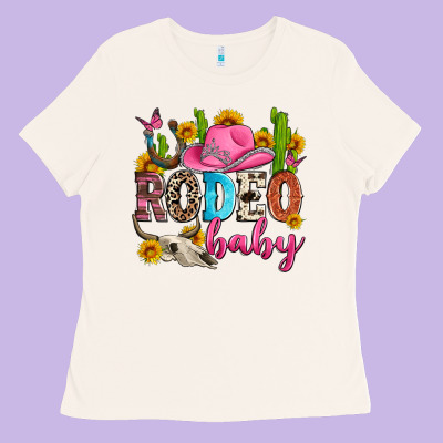 Rodeo Baby Ladies Tee Designed By Zillion Design Studio