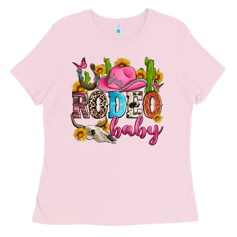 Rodeo Baby Ladies Tee by Zillion Design Studio | Teevron