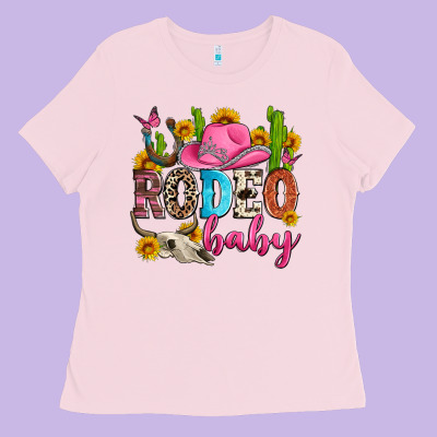 Rodeo Baby Ladies Tee Designed By Zillion Design Studio