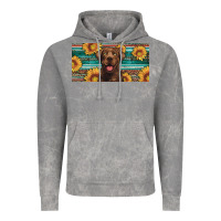 Cloud Rock western chocolate labrador license plate Vintage Hoodie - Artiststas