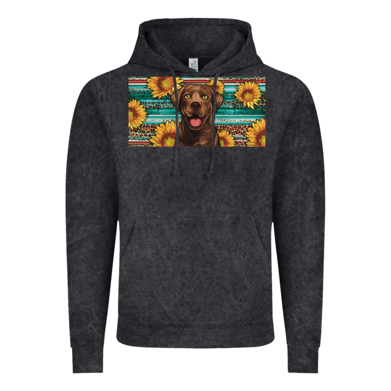 Western Chocolate Labrador License Plate Vintage Hoodie by Artiststas | Teevron