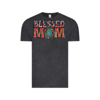 Vintage Black blessed mom christmas Vintage Tee - AdoDesignShop