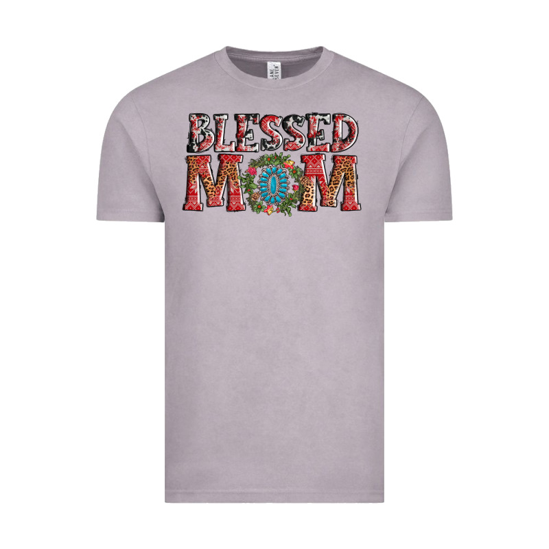 Blessed Mom Christmas Vintage Tee by AdoDesignShop | Teevron