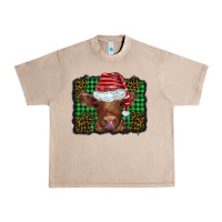 French Oak christmas leopard buffalo plaid baby highland cow Urban Heavy Tee - BarkalooDesign