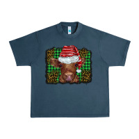 Midnight Navy christmas leopard buffalo plaid baby highland cow Urban Heavy Tee - BarkalooDesign