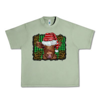 Oil Green christmas leopard buffalo plaid baby highland cow Urban Heavy Tee - BarkalooDesign