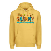 Antique Gold customized this granny loves her little pumpkins Premium Hoodie - texasbilliewilder