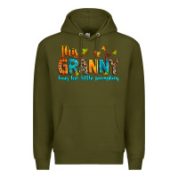 Army Green customized this granny loves her little pumpkins Premium Hoodie - texasbilliewilder
