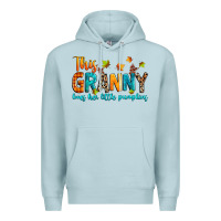 Blue Mist customized this granny loves her little pumpkins Premium Hoodie - texasbilliewilder