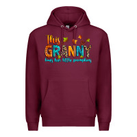 Burgundy customized this granny loves her little pumpkins Premium Hoodie - texasbilliewilder