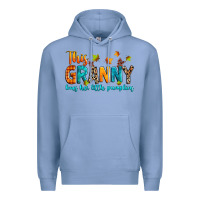 Colony Blue customized this granny loves her little pumpkins Premium Hoodie - texasbilliewilder