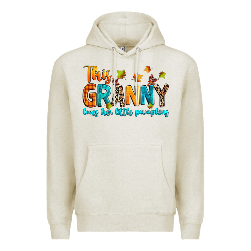 Customized This Granny Loves Her Little Pumpkins Premium Hoodie by texasbilliewilder | Teevron