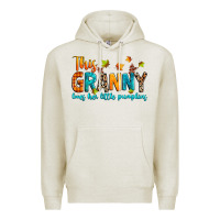 Oatmeal Heather customized this granny loves her little pumpkins Premium Hoodie - texasbilliewilder