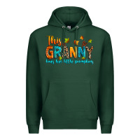 Sports Green customized this granny loves her little pumpkins Premium Hoodie - texasbilliewilder
