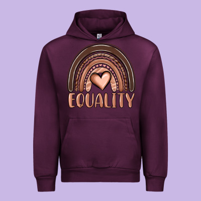 Equality Melanin Rainbow Urban Hoodie Designed By Oliviacreatesart