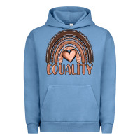 Pigment Pebble Blue equality melanin rainbow Urban Hoodie - OliviaCreatesArt