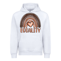White equality melanin rainbow Urban Hoodie - OliviaCreatesArt