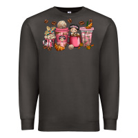 Smoke Cafecito y Chisme Coffee Cups Premium Sweatshirt - texasbilliewilder