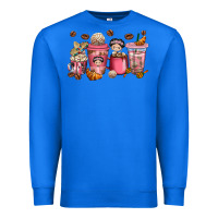 True Royal Cafecito y Chisme Coffee Cups Premium Sweatshirt - texasbilliewilder