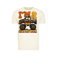 Vintage Arctic i'm two this is how i roll monster truck birthday Vintage Tee - Jasminsmagicworld